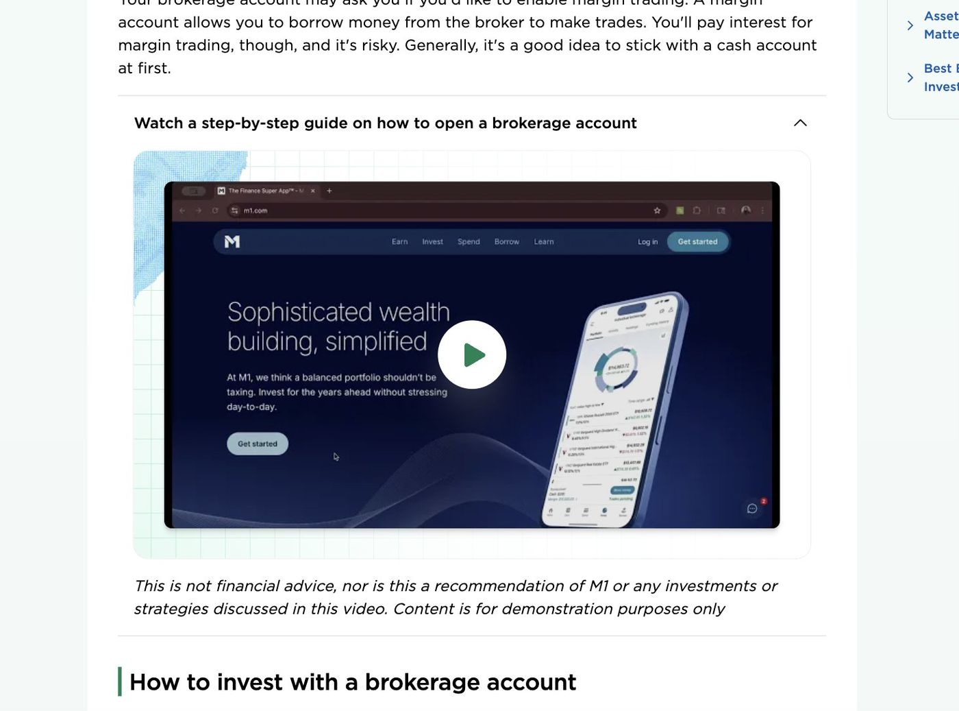 A tip that talks the reader out of the product brokers profit from